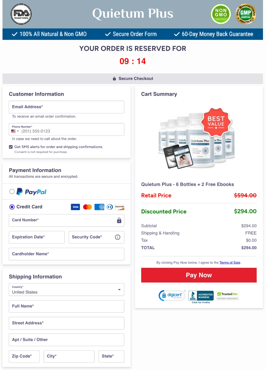 Quietum Plus-Secure-Checkout
